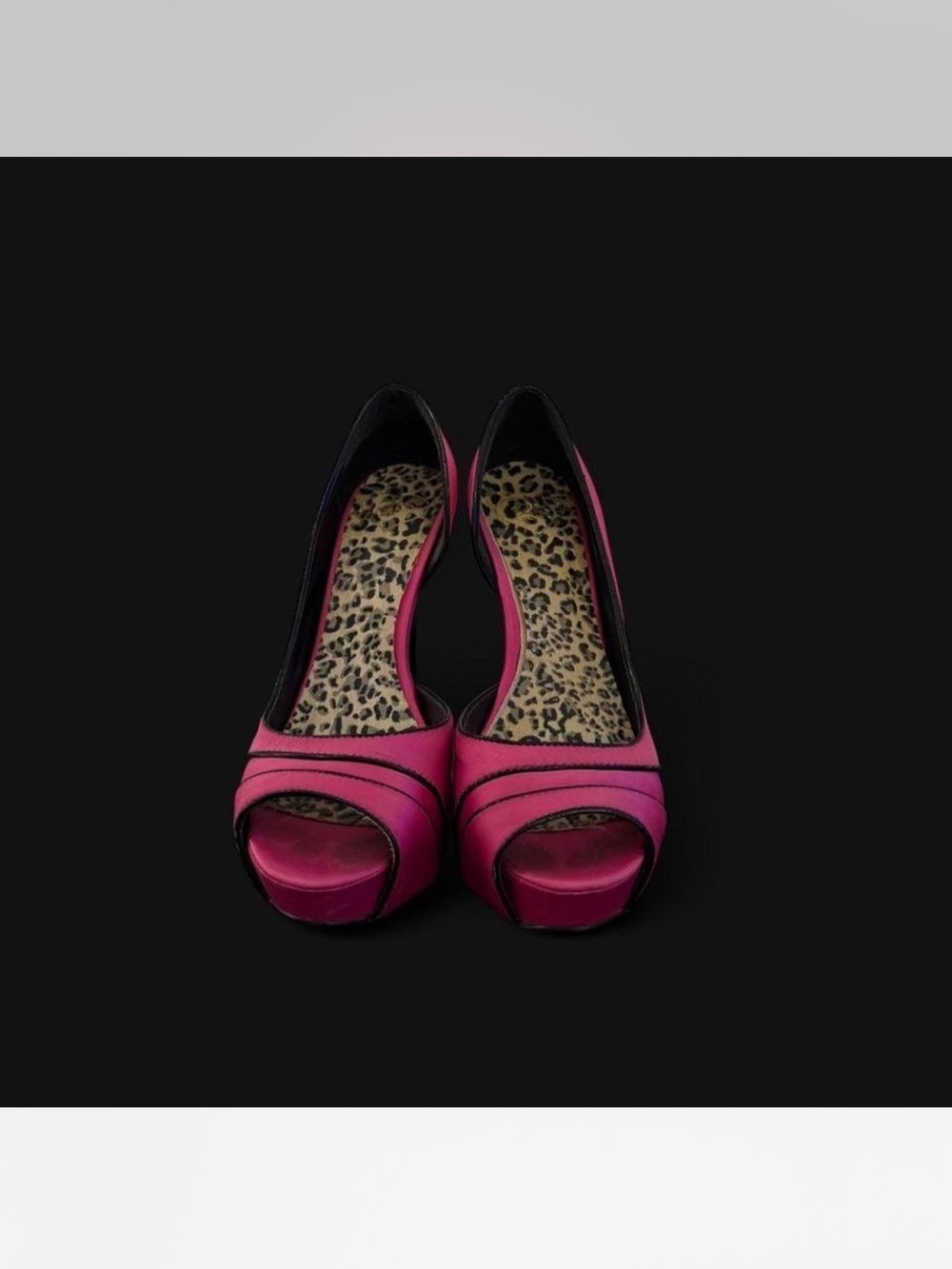 2B Bebe hot pink peep-toe stiletto heels 🩷